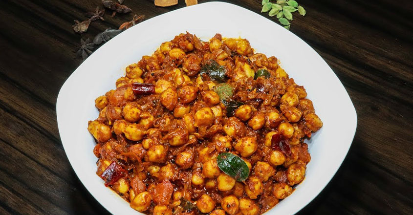 ബീഫ് വരട്ടിയതിന്റെ രുചിയിൽ കടല വരട്ടിയത്….