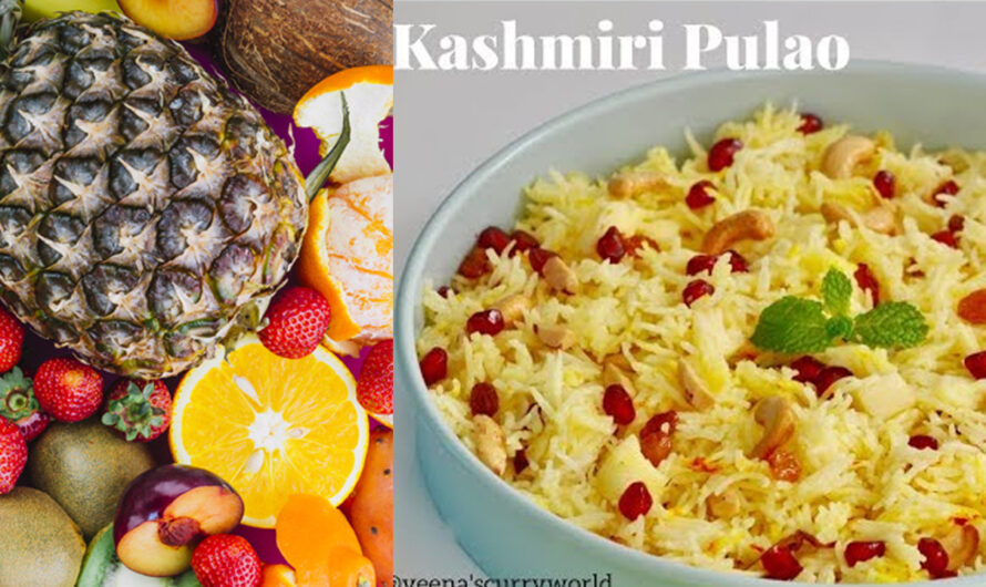 എളുപ്പത്തിൽ കുക്കറിൽ ഒരു ഫ്രൂട്ട്സ് പുലാവ്.