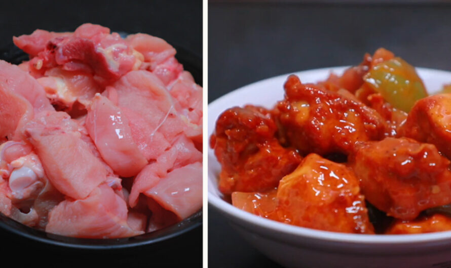 ചില്ലി ചിക്കൻ സോസുകൾ ചേർക്കാതെ ഉണ്ടാക്കിയാലോ.