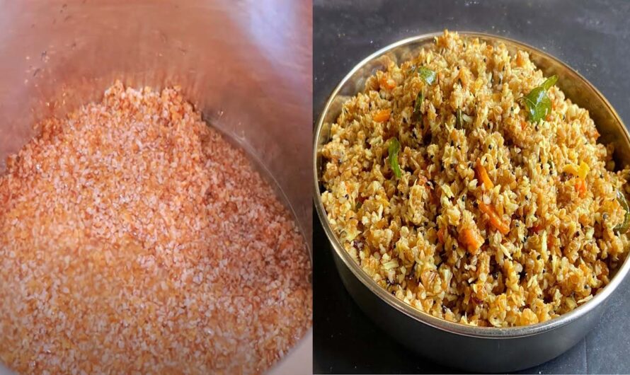 നുറുക്ക് ഗോതമ്പ് കൊണ്ട് രുചികരമായ ഉപ്പ്മാവ് തയ്യാറാക്കാം.