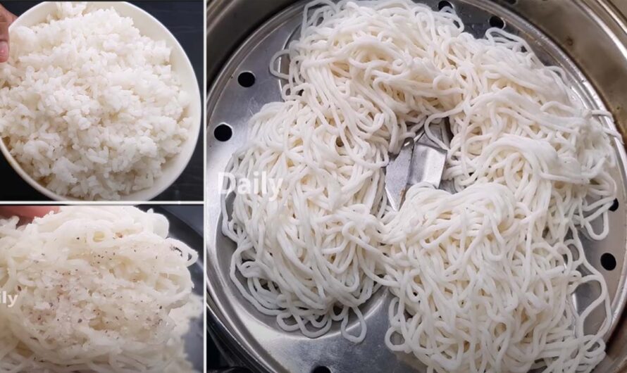 ചോറ് ബാക്കിയുണ്ടോ എങ്കിൽ ഇടിയപ്പം ഇങ്ങനെ തയ്യാറാക്കി നോക്കൂ.