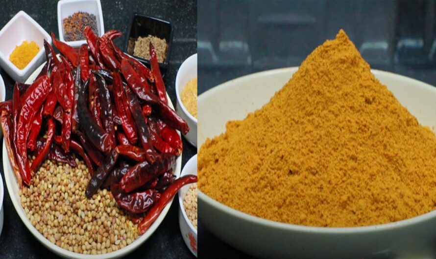 സാമ്പാർ പൊടി ഇനി കടയിൽ നിന്നും വാങ്ങുകയേ വേണ്ട.