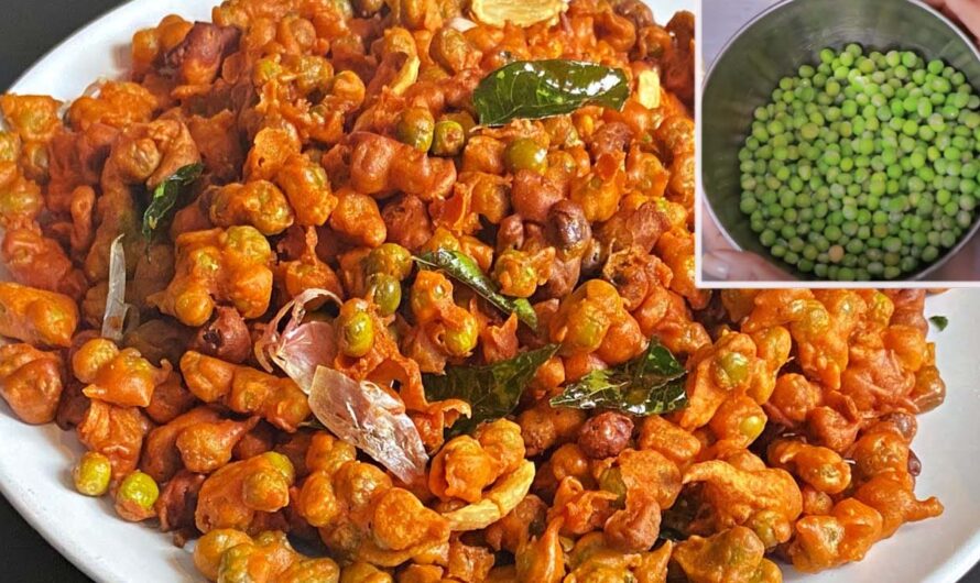 ഇനി ചായക്കൊപ്പം കുറച്ചു ഗ്രീൻപീസ് വറുത്തതായാലോ.