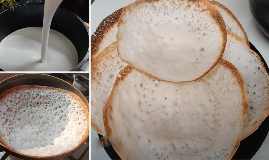 ഈസ്റ്റോ സോഡാപ്പൊടിയോ ചേർക്കാതെ നല്ല പഞ്ഞിപോലെ സോഫ്റ്റായ വെള്ളയപ്പം.