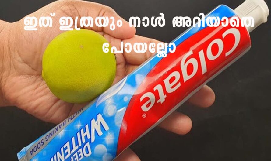 പല്ലുതേക്കുന്ന ടൂത് പേസ്റ്റ് കൊണ്ട് ഇങ്ങനേയും ഉപയോഗങ്ങളോ ?