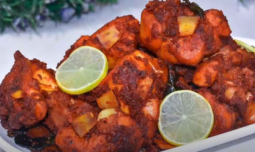 ഒരു തുള്ളി പോലും എണ്ണ ചേർക്കാതെ തയ്യാറാക്കിയ കിടിലൻ ചിക്കൻ ഫ്രൈ