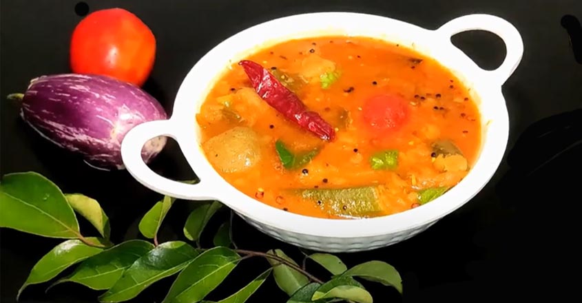 സാമ്പാർ പൗഡറില്ലാതെ രുചികരമായ സാമ്പാർ തയ്യാറാക്കാം