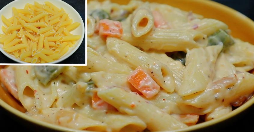 ക്രീമിയായ വൈറ്റ് സോസ് പാസ്ത കഴിച്ചിട്ടുണ്ടോ