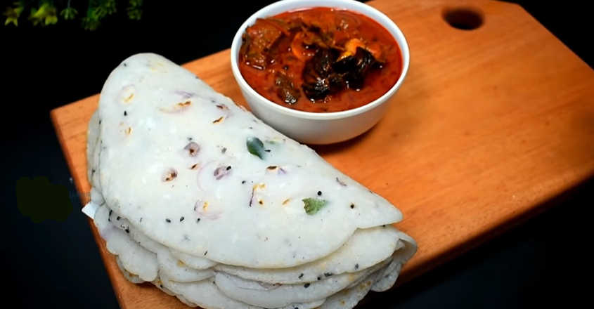 പച്ചരിയും, ചെറിയ ഉള്ളിയും കൊണ്ട് നല്ല പഞ്ഞിപോലുള്ള ദോശ തയ്യാറാക്കി എടുക്കാം